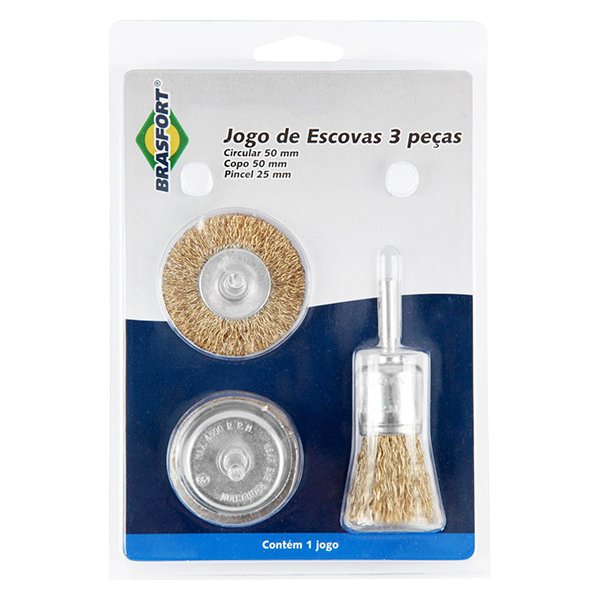 ESCOVA DE AÇO – KIT