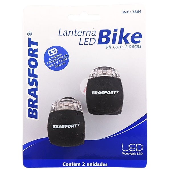 LANTERNA BIKE  LED KIT COM 2 UNIDADES