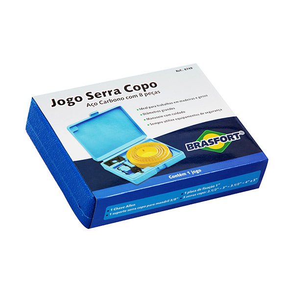 JOGO DE SERRA COPO COM ESTOJO