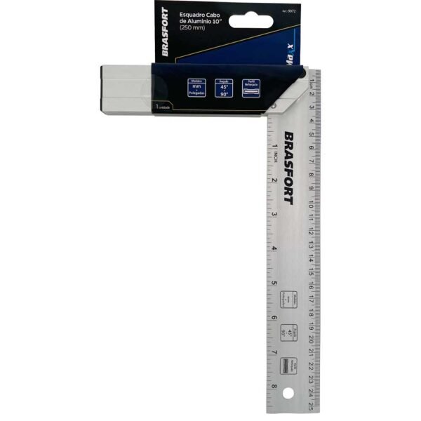 ESQUADRO CABO DE ALUMÍNIO MAXX