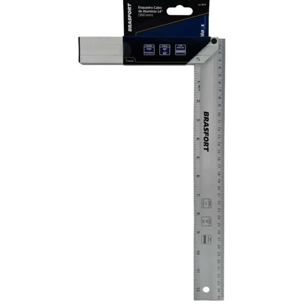 ESQUADRO CABO DE ALUMÍNIO MAXX