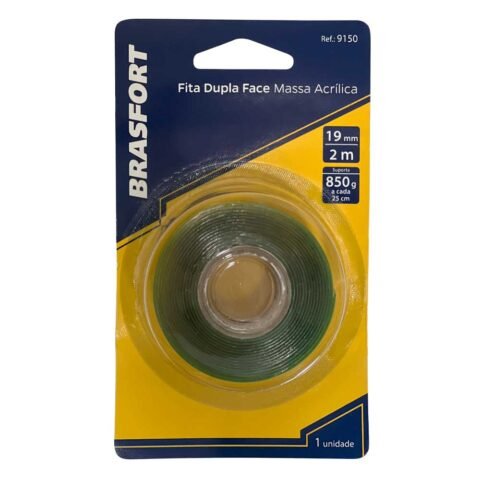 FITA DUPLA FACE MASSA ACRÍLICA
