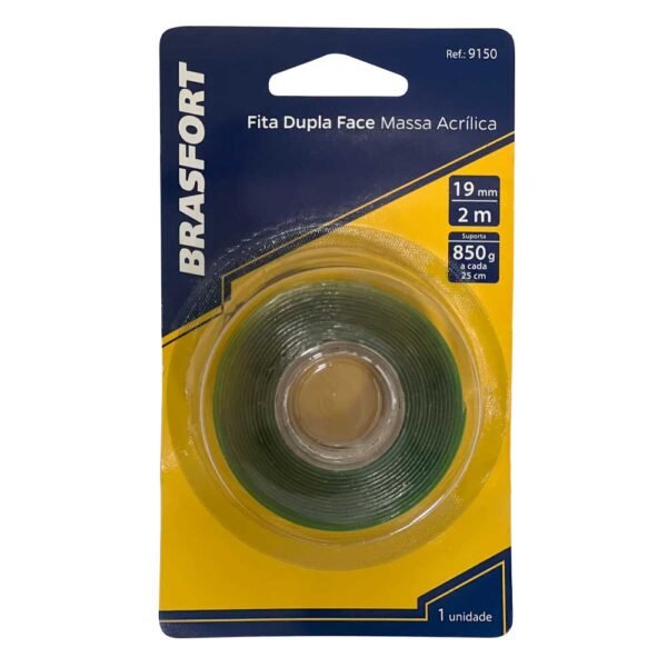 FITA DUPLA FACE MASSA ACRÍLICA